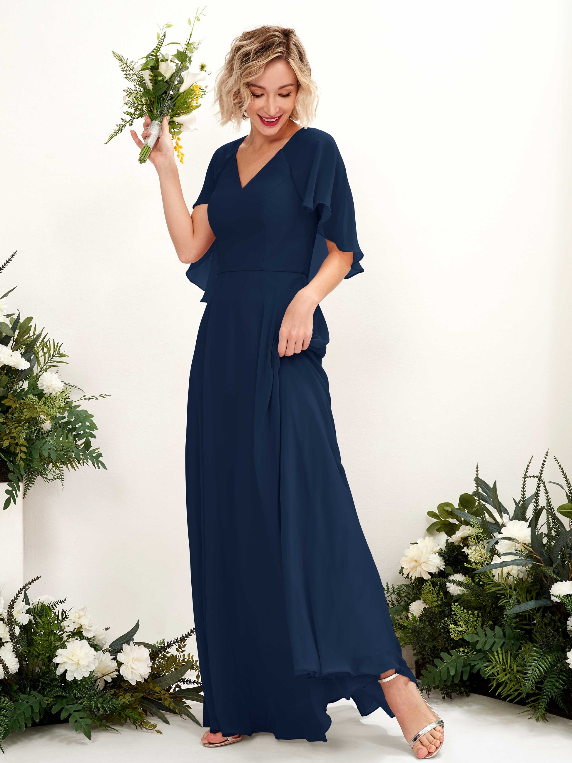 Winnie Navy Maxi Dress