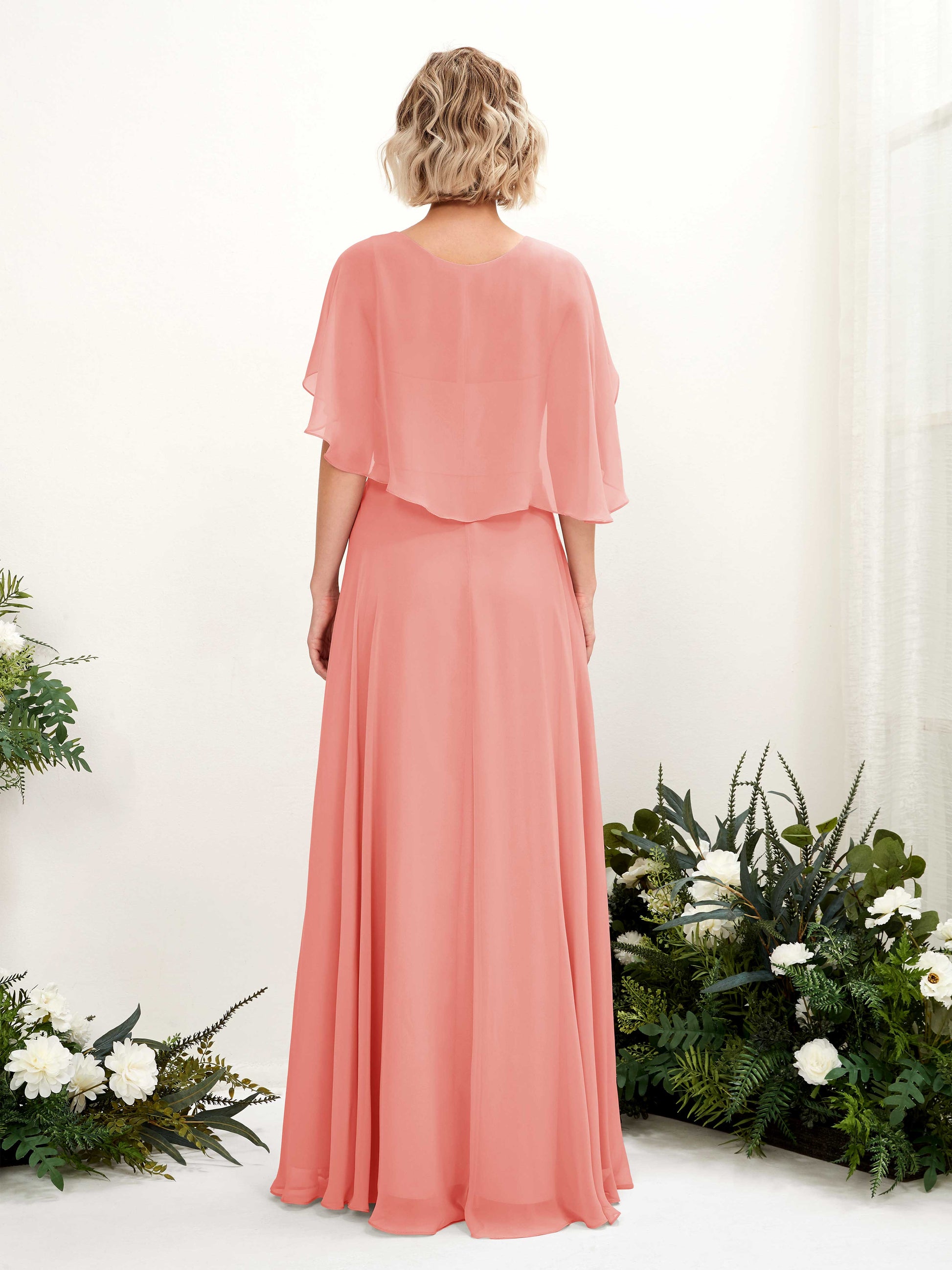 Winnie Peach Pink Maxi Dress