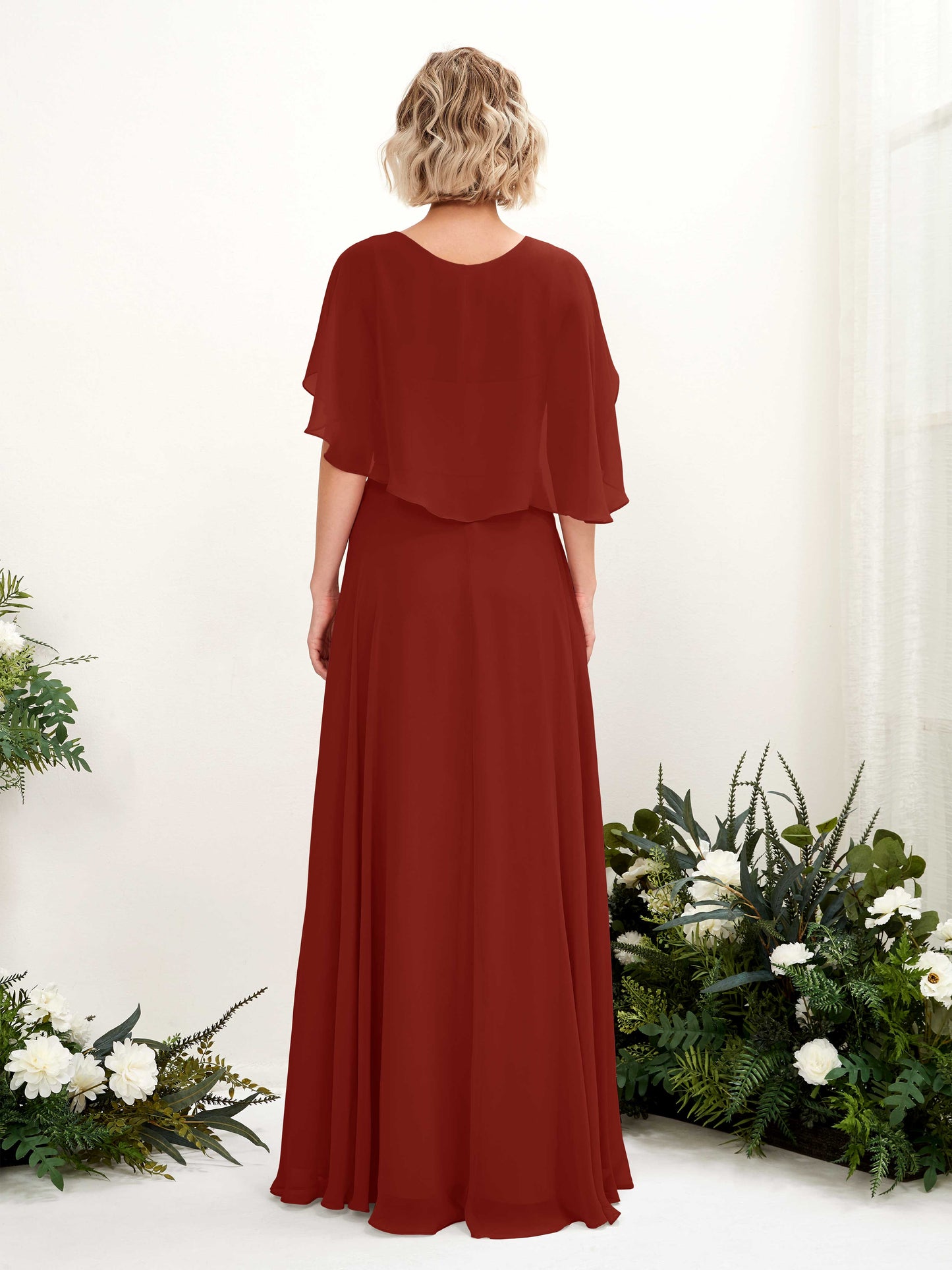 Winnie Rust Maxi Dress