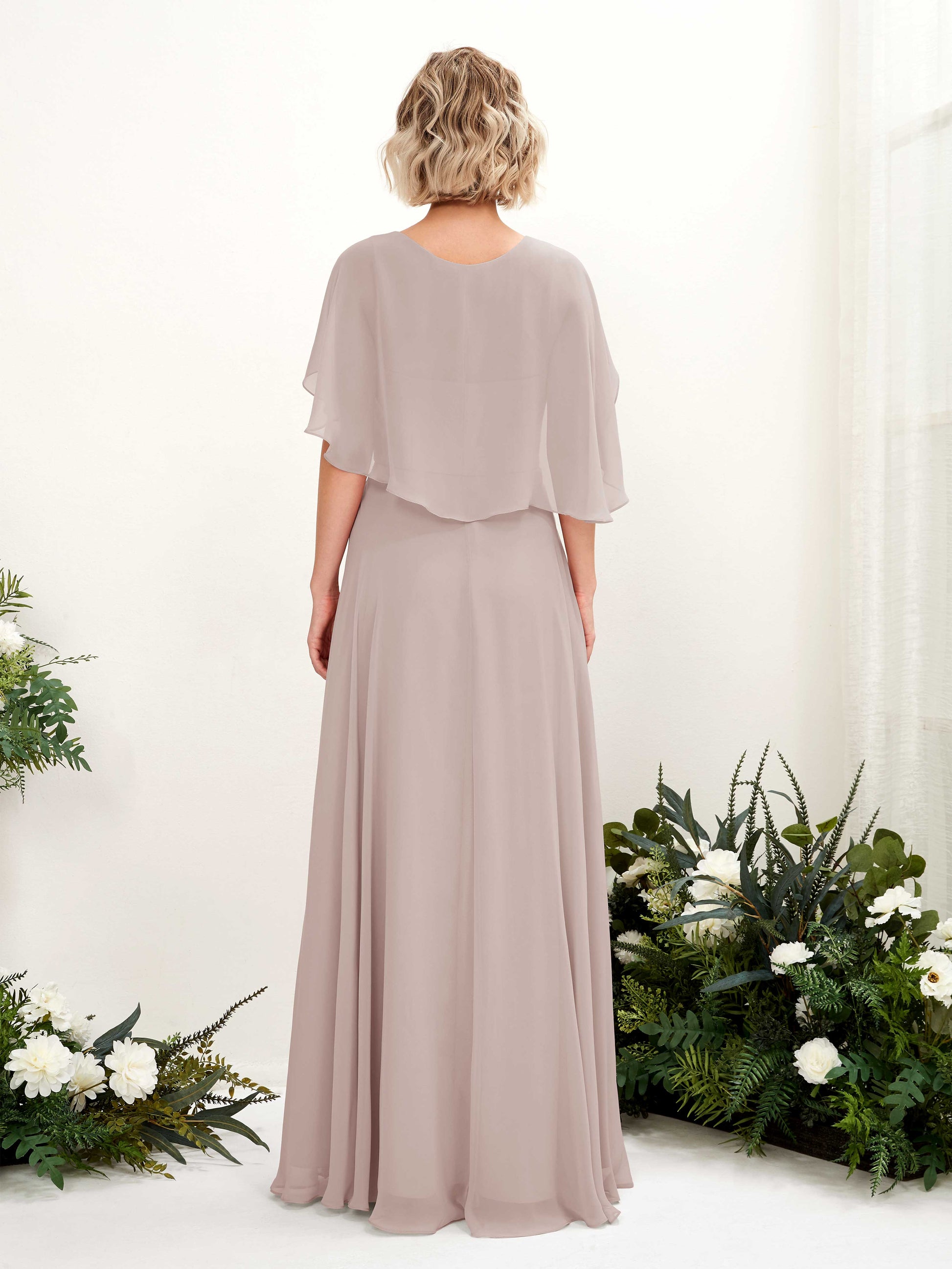 Winnie Taupe Maxi Dress