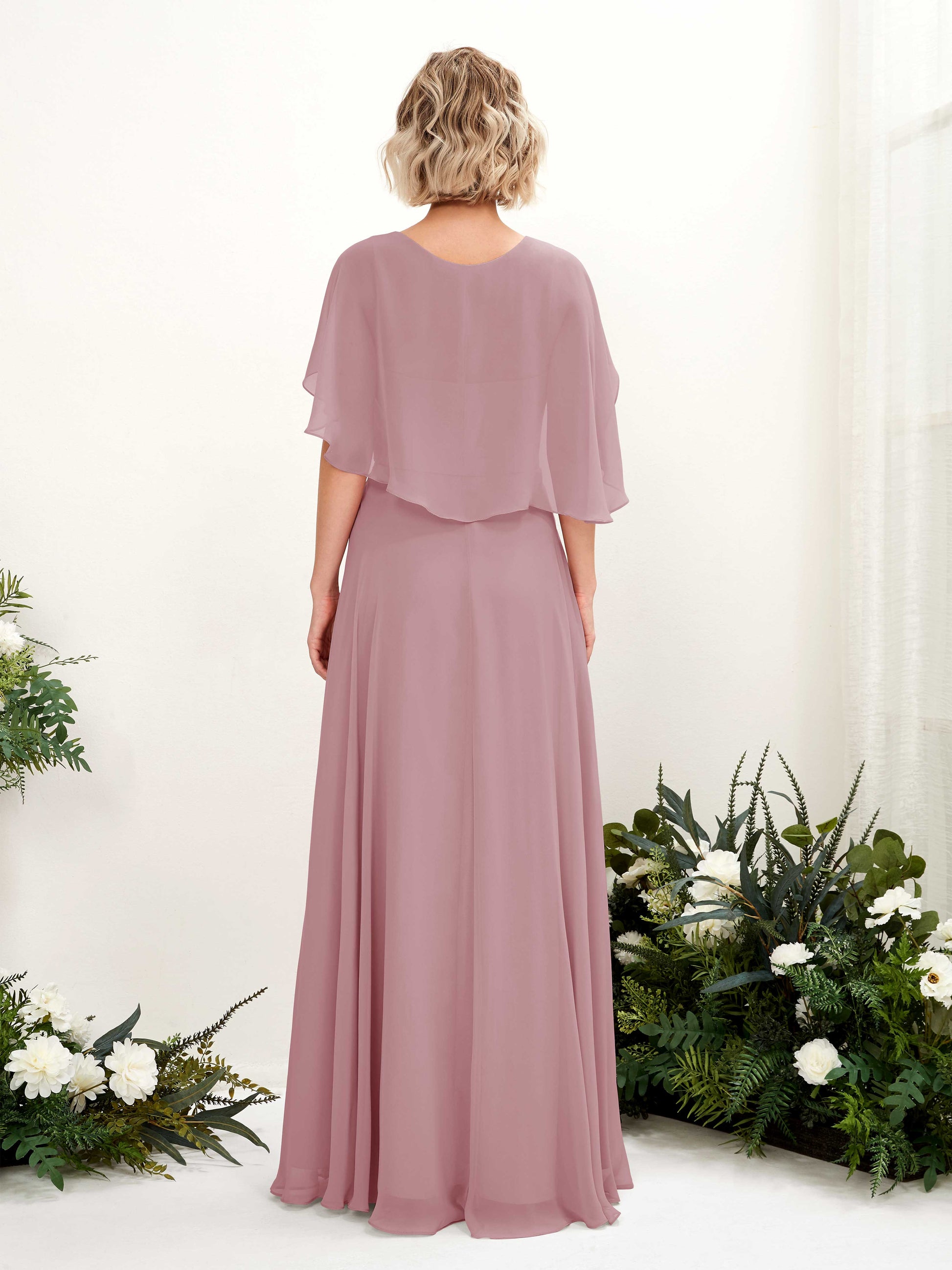 Winnie Vintage Mauve Maxi Dress