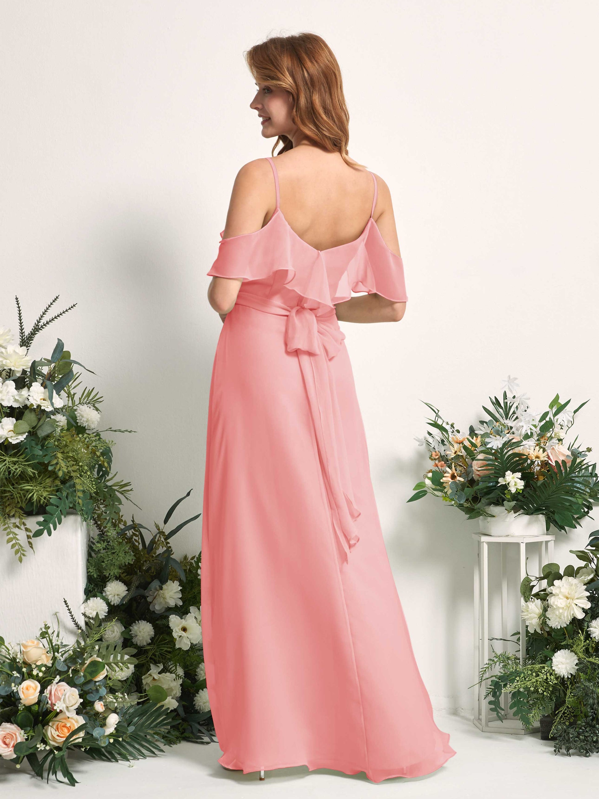 Yvette Ballet Pink Sleeveless Maxi Dress