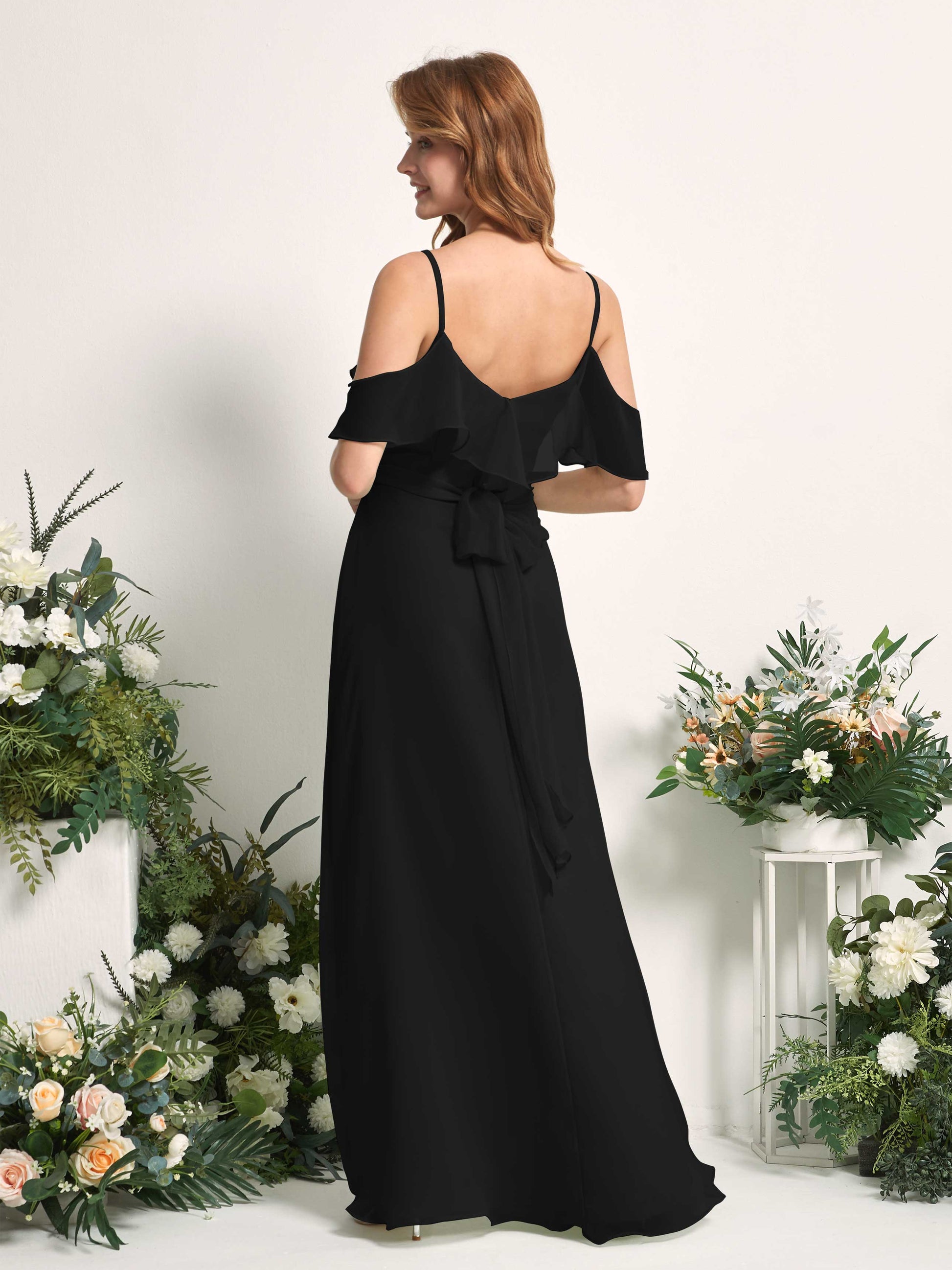 Yvette Black Sleeveless Maxi Dress