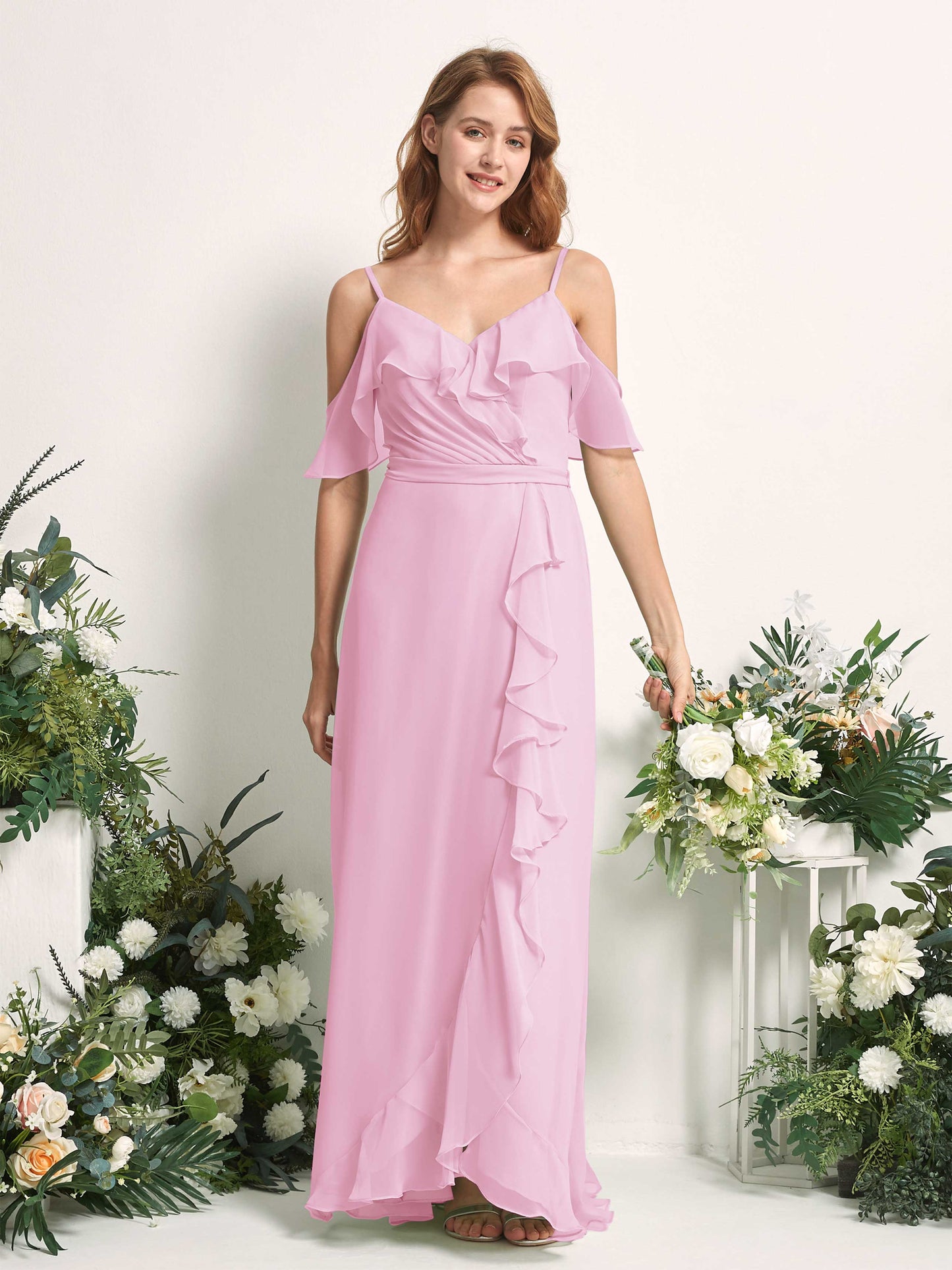 Yvette Candy Pink Sleeveless Maxi Dress