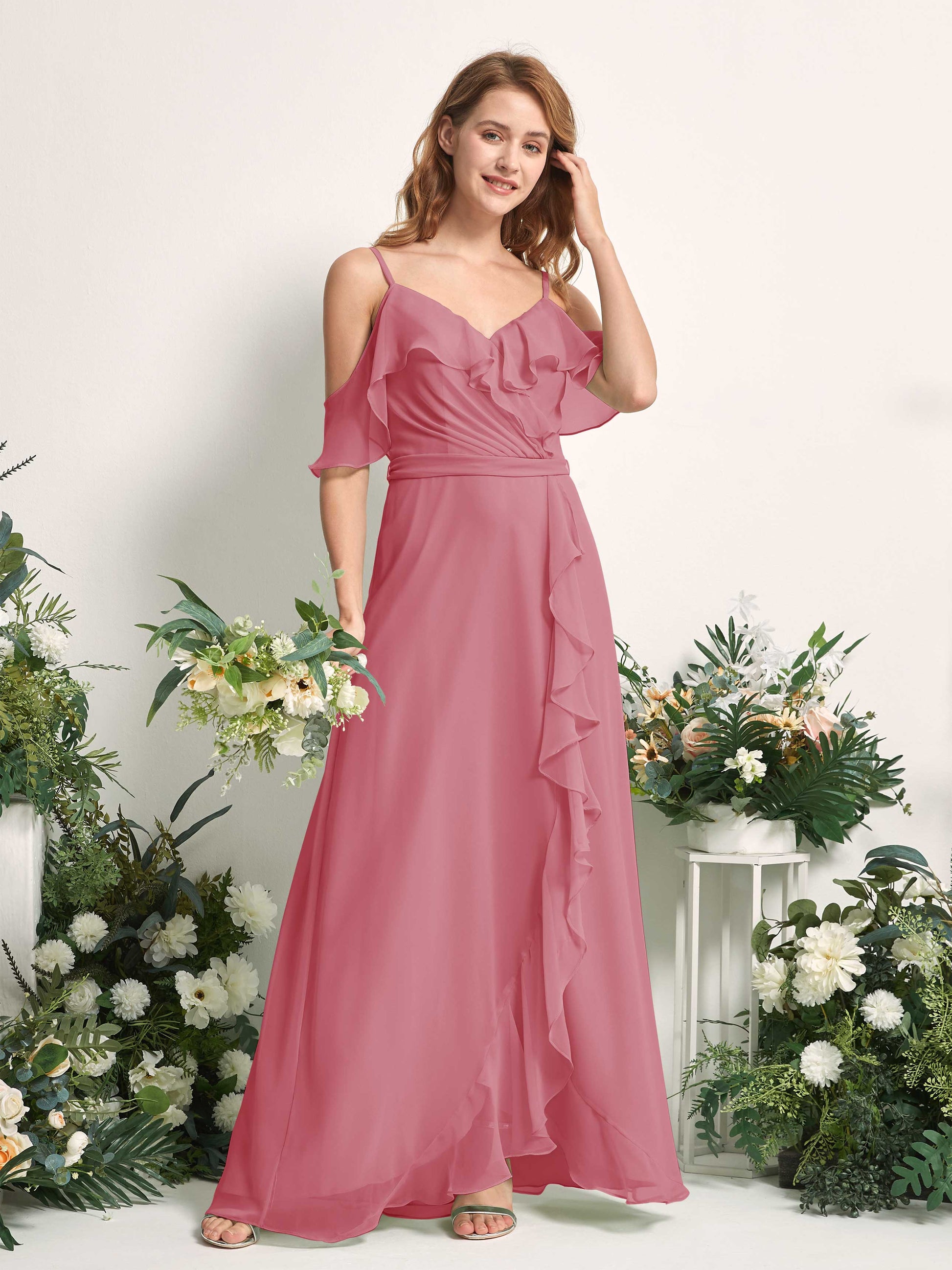 Yvette Desert Rose Sleeveless Maxi Dress