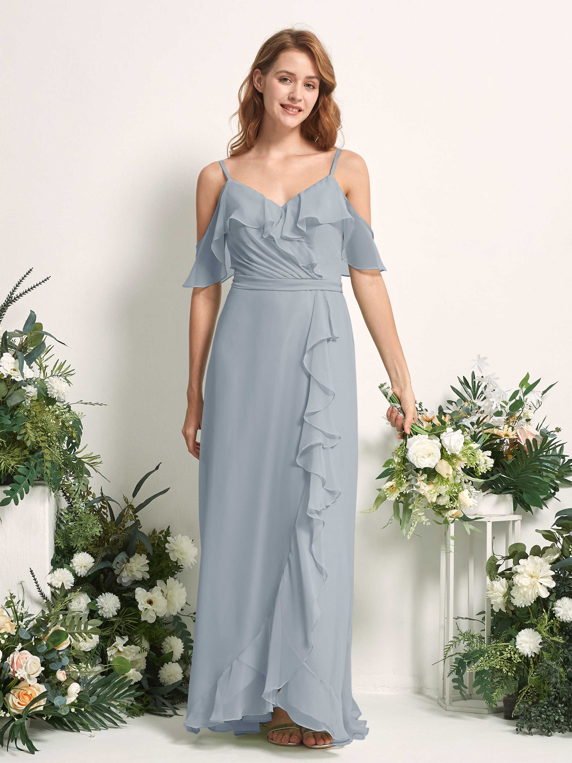 Yvette Dusty Blue-Upgrade Sleeveless Maxi Dress