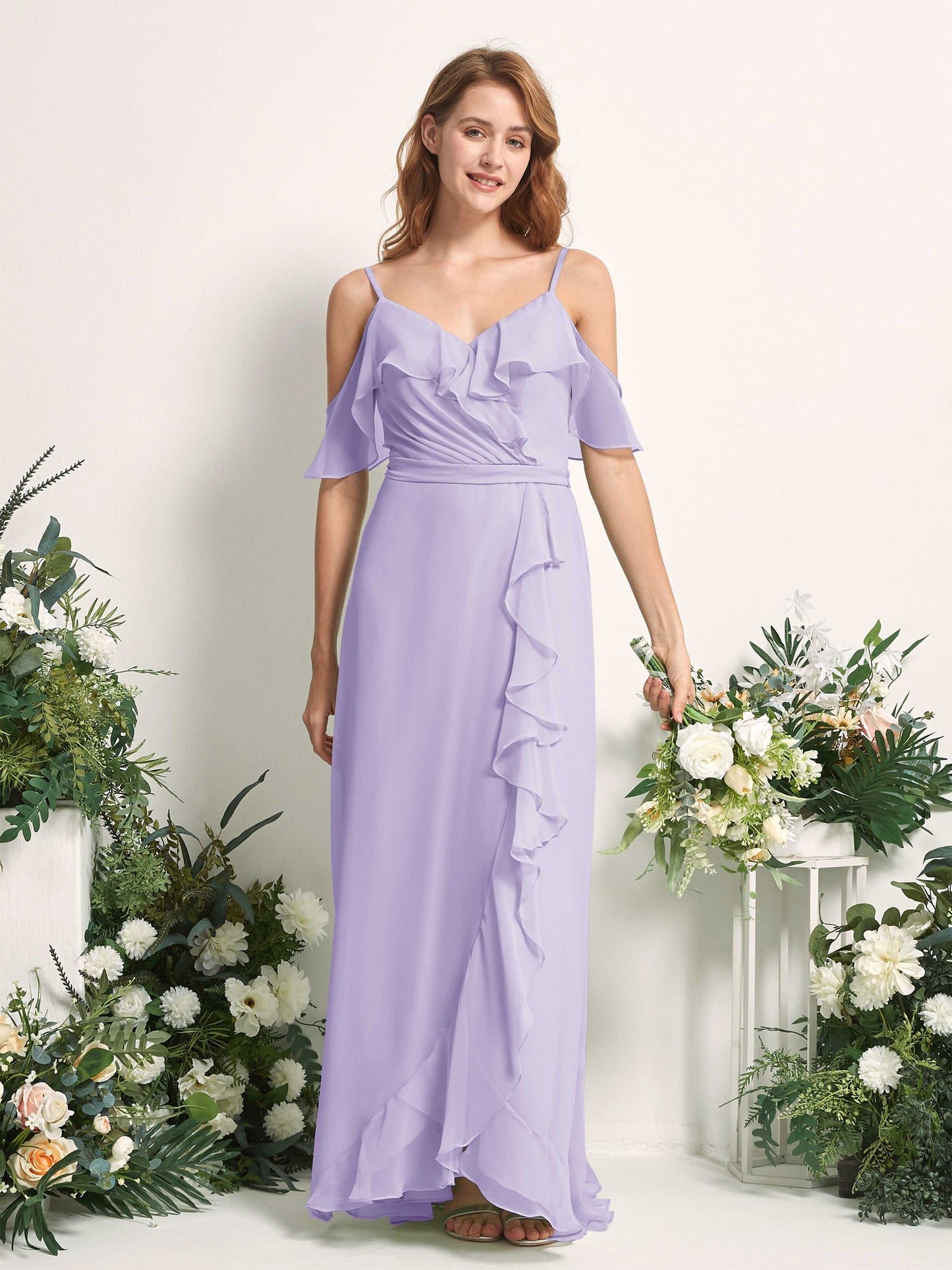 Yvette Lilac Sleeveless Maxi Dress