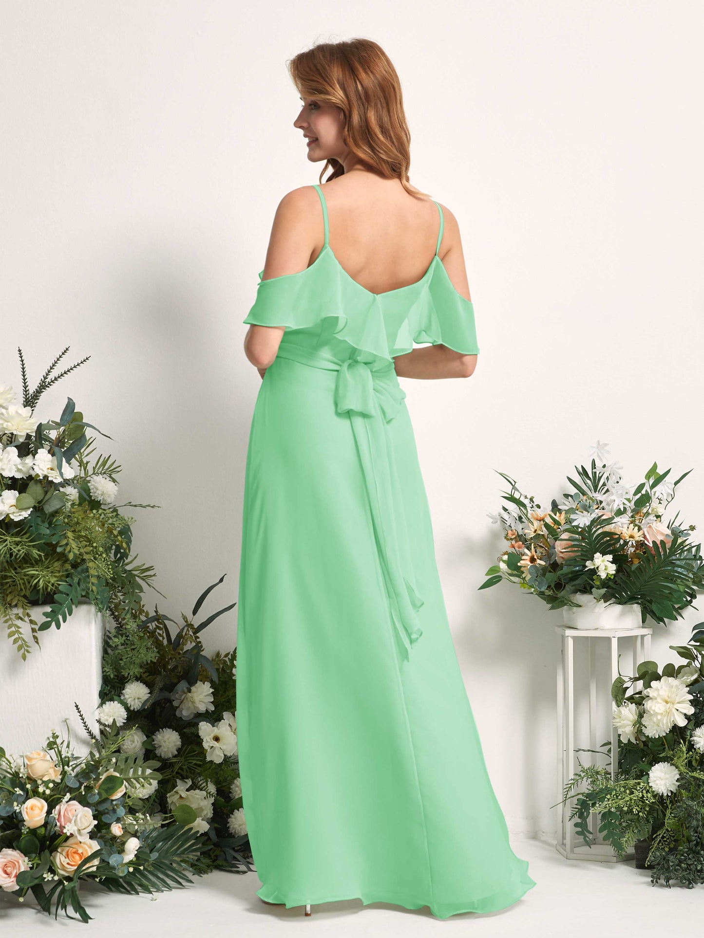 Yvette Mint Green Sleeveless Maxi Dress