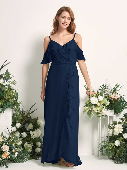 Yvette Navy Sleeveless Maxi Dress