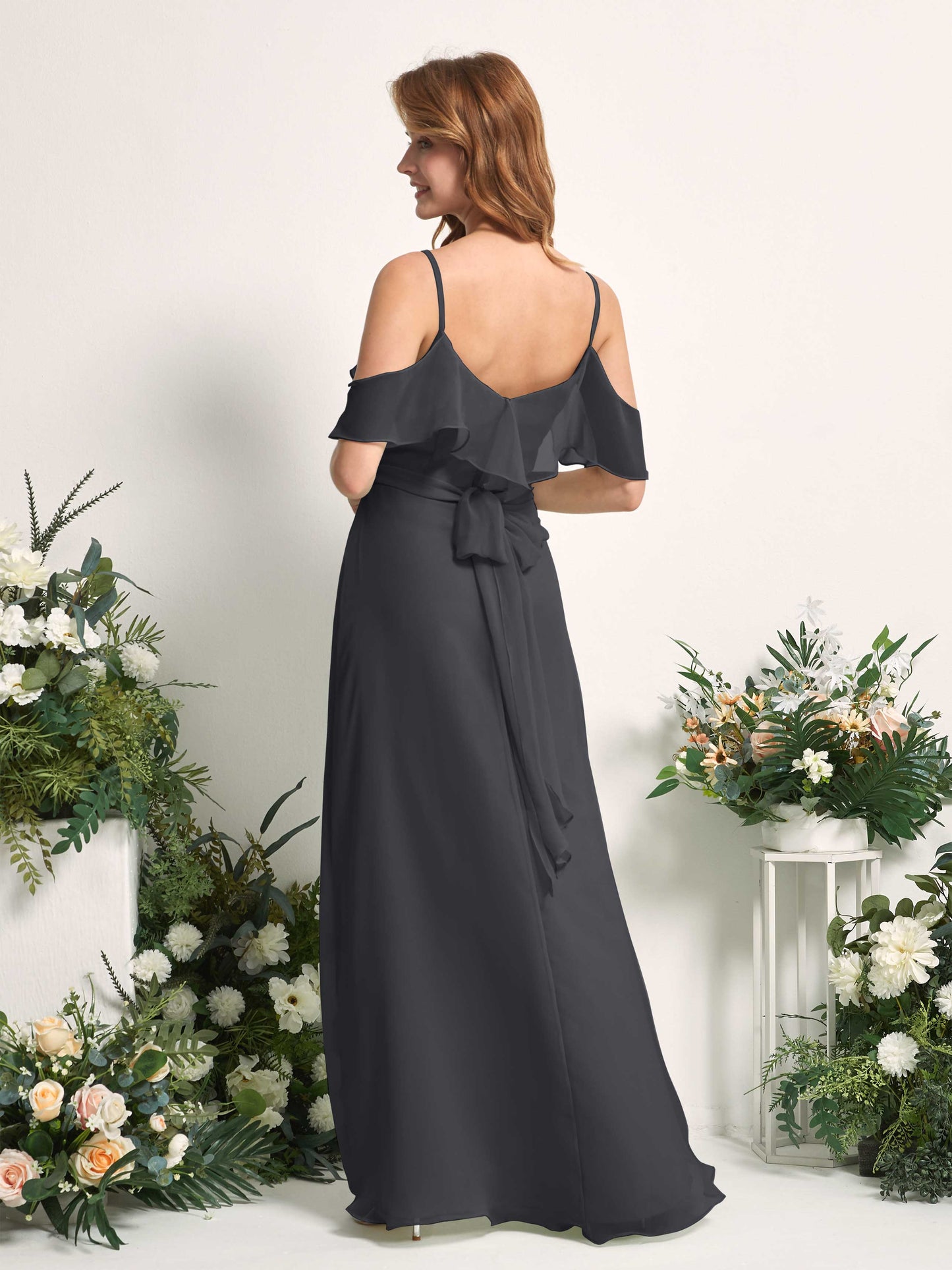 Yvette Pewter Sleeveless Maxi Dress