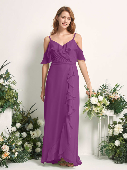 Yvette Purple Sleeveless Maxi Dress