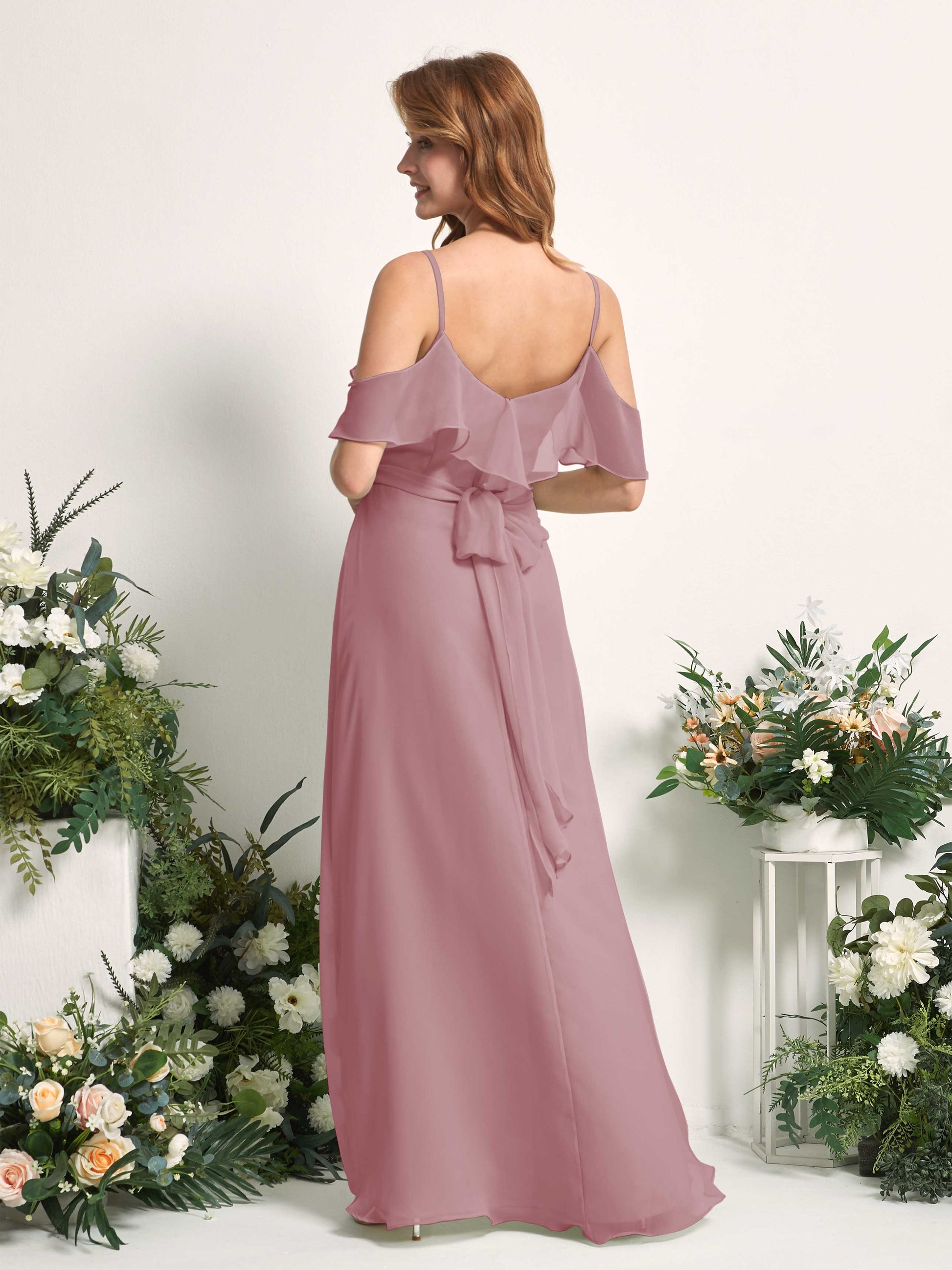 Yvette Vintage Mauve Sleeveless Maxi Dress