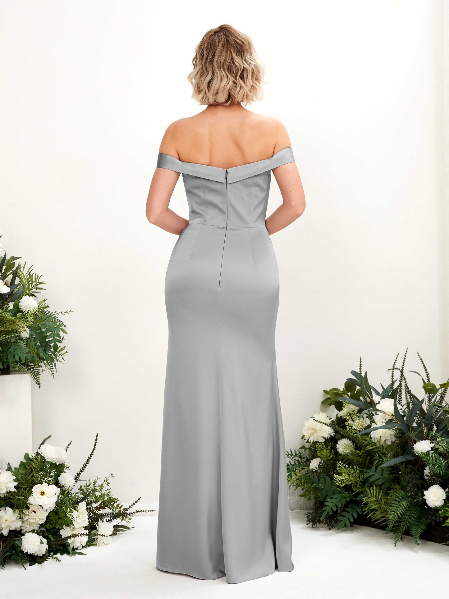 Zoe Dove Satin Sleeveless Maxi Dress